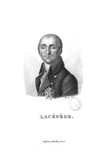 Lacepede, Bernard Germain Etienne de La Ville Sur Illon de (1756-1825)