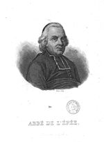 L'Epée, Charles Michel de, abbé (1712-1789)