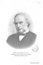 Lister, Joseph (1827-1912)
