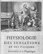 [Frontispice] - Traité des sensations et des passions en général et des sens en particulier.