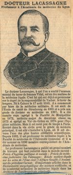 Lacassagne, Alexandre (1843-1924)