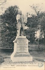 Statue de Chevreul - jardin des plantes - Paris