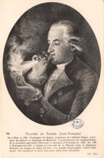 Pilatre de Rozier (Jean-François). Professeur de chimie