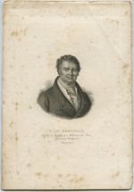 F.J.V. Broussais. Professeur à la Faculté de Médecine de Paris. Gravé par Bertonnier. Publié par Bla [...]