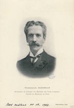 Professeur Albarran - Nos Maîtres. Revue graphique mensuelle des illustrations médicales du monde