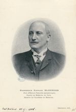 Professeur Raphael Blanchard - Nos Maîtres. Revue graphique mensuelle des illustrations médicales du [...]