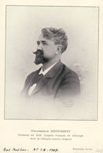 Professeur Monprofit - Nos Maîtres. Revue graphique mensuelle des illustrations médicales du monde