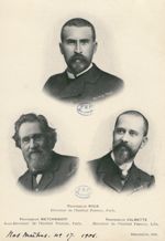 Professeur Roux, professeur Metchnikoff, professeur Calmette - Nos Maîtres. Revue graphique mensuell [...]