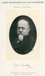 Cesare Lombroso - Galerie hervorragender ärzte und naturforscher