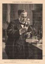 M. Pasteur dans son laboratoire - Supplément aux Annales politiques et littéraires