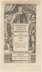 [Frontispice] - Mediolanensis proxeneta, seu de prudentia ciuili liber