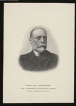 Professeur Bouchard. Prof. de Pathologie et Thérapeutique générales. Faculté de médecine de Paris