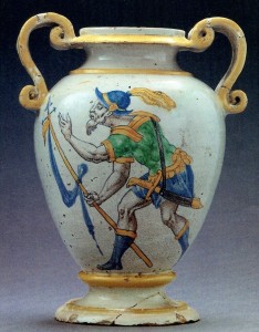 Vase bi-ansé préempté par le Musée de la Renaissance, vente Ricqlès Drouot, 20 octobre 1996 