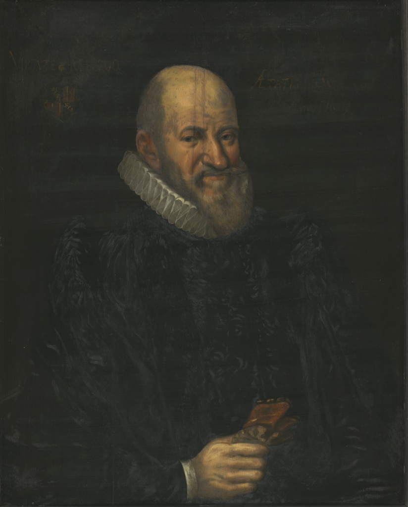 Potrait d'un inconnu. 1611. Collection du Musée d'histoire de la médecine, Université de Paris, vue d'ensemble